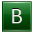 B Dark Green Icon 48x48 png