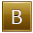 B Gold Icon