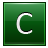 C Dark Green Icon 48x48 png