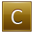 C Gold Icon 48x48 png