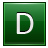 D Dark Green Icon