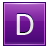 D Violet Icon