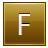 F Gold Icon