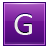 G Violet Icon