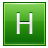 H Green Icon