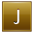J Gold Icon