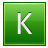 K Green Icon