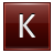 K Red Icon
