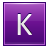 K Violet Icon