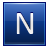 N Blue Icon 48x48 png