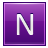N Violet Icon 48x48 png