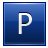 P Blue Icon 48x48 png