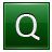 Q Dark Green Icon