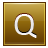 Q Gold Icon