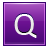 Q Violet Icon