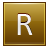 R Gold Icon 48x48 png