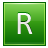 R Green Icon