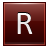R Red Icon