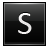 S Black Icon 48x48 png