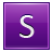 S Violet Icon