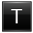 T Black Icon 48x48 png