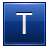 T Blue Icon 48x48 png