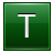 T Dark Green Icon