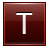 T Red Icon 48x48 png