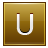 U Gold Icon 48x48 png