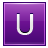 U Violet Icon