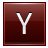 Y Red Icon