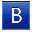 B Blue Icon 64x64 png
