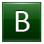 B Dark Green Icon 64x64 png