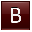 B Red Icon 64x64 png