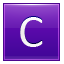 C Violet Icon 64x64 png