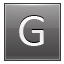 G Grey Icon 64x64 png