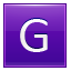 G Violet Icon 64x64 png