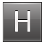 H Grey Icon 64x64 png