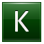K Dark Green Icon 64x64 png