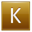 K Gold Icon 64x64 png