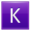 K Violet Icon 64x64 png
