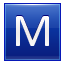 M Blue Icon 64x64 png
