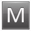 M Grey Icon 64x64 png
