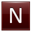 N Red Icon 64x64 png