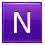 N Violet Icon 64x64 png