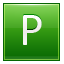 P Green Icon 64x64 png