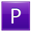 P Violet Icon 64x64 png