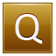 Q Gold Icon 64x64 png