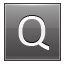 Q Grey Icon 64x64 png