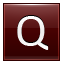 Q Red Icon 64x64 png